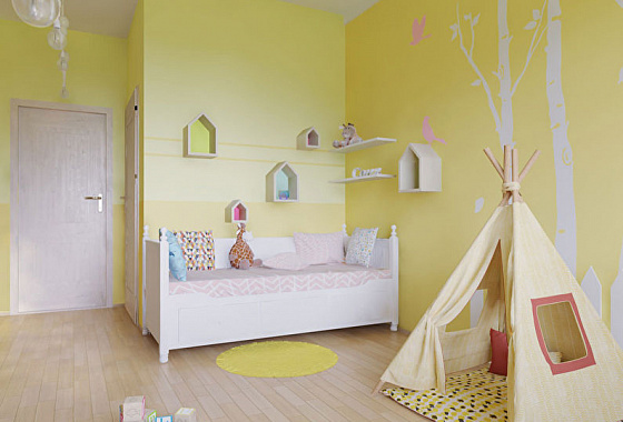 Безопасные краски для детской комнаты